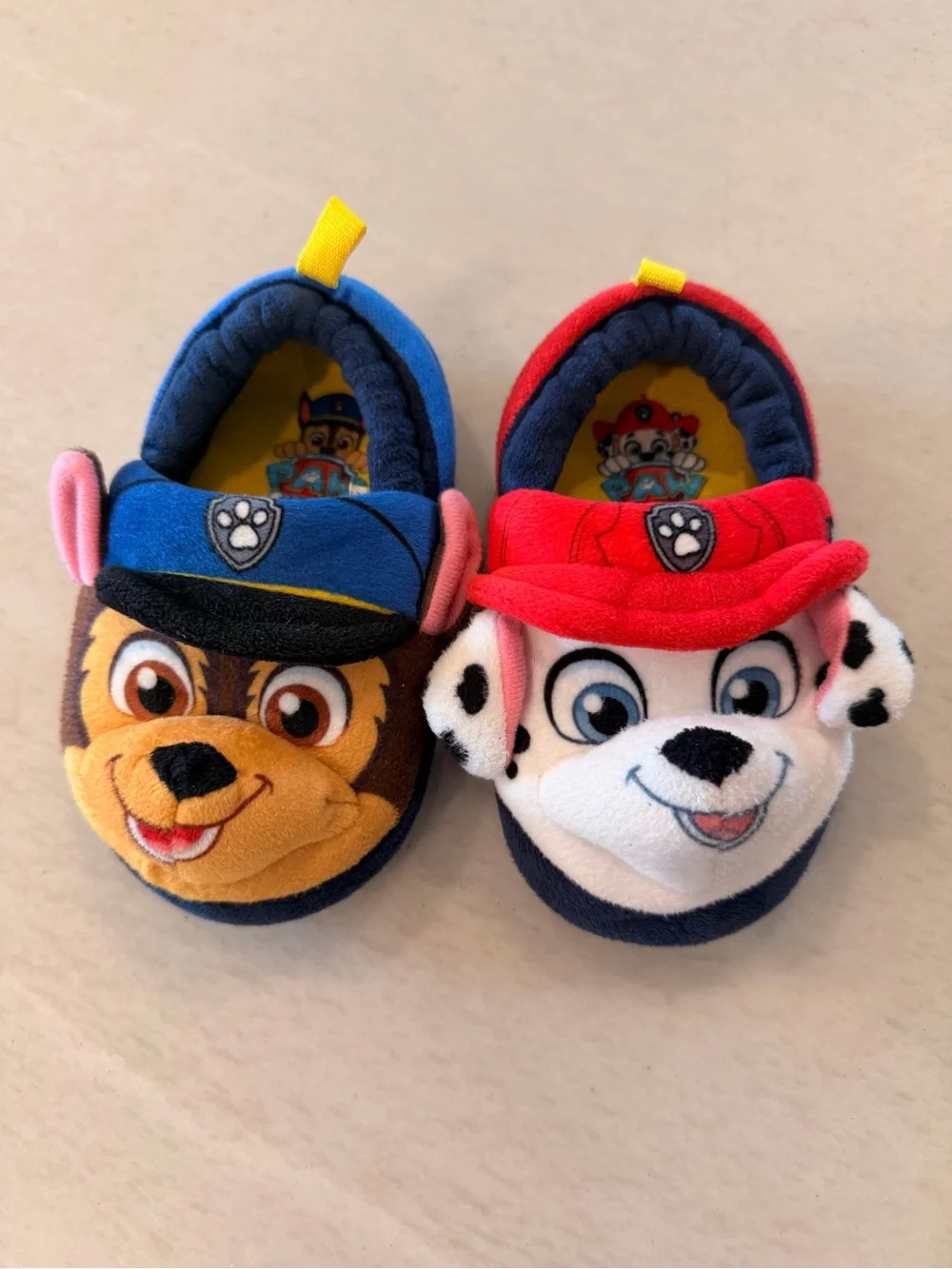 Paw Patrol Plush Character Slippers - Blue & Red